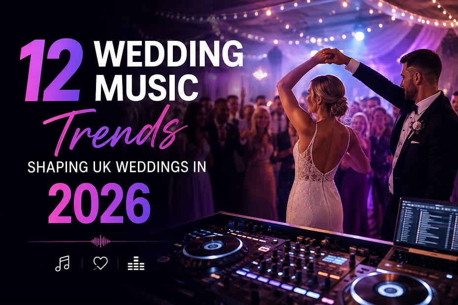 Professional mobile DJ setup for Wedding Music Trends