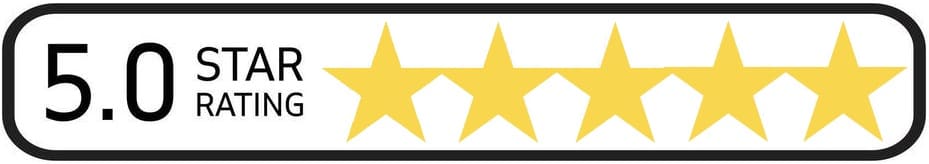 5 Star Reviews Badge