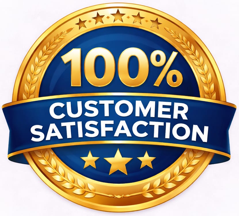 100% customer satisfaction logo