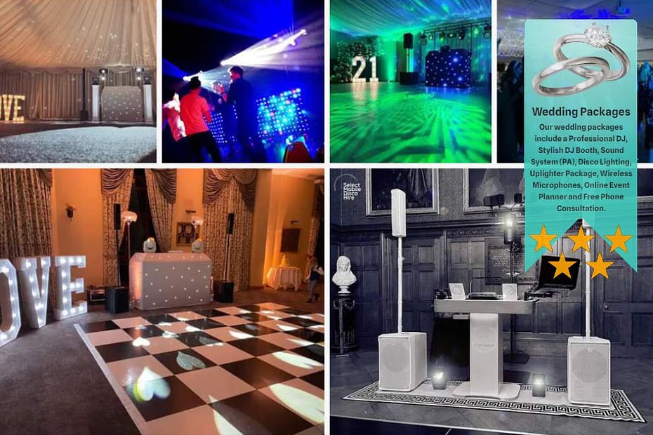 Wedding DJ Hire & Disco Hire Near Me